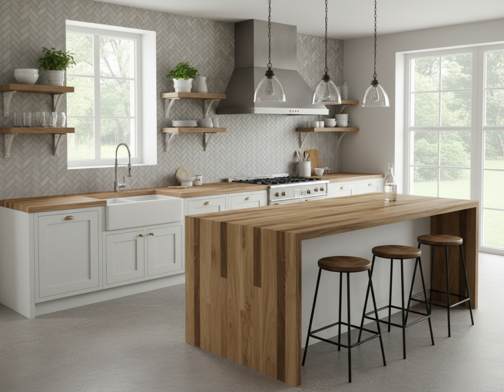 kuchyňská deska ze spárovky