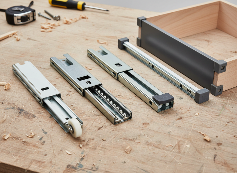 Typy výsuvů a jejich vlastnosti