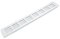 Větrací mřížka hliník 100 x 400 mm, přírodní