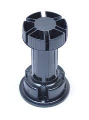 Kuchyňská nožka, H 100 mm, černá