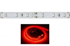 LED pásek 60 LED/m 4,8W/m červená, gel IP65