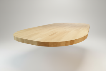 Dřevěné desky různých tvarů na míru