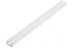 Profil pre LED pásik plastový, transp 15x10 mm, 2m