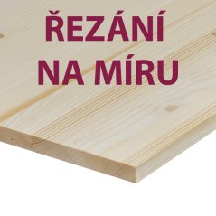 Smrk průběžný řezaná na míru tl. 55 mm, A/B škárovka (cena za m3)