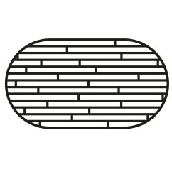 Stolová doska oválna 600 x 600 mm, buk cink, hr. 40 mm A/B (cena za ks)