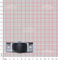 Koliesko rovné 47x25x55