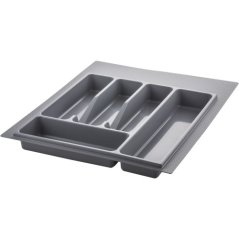 Příborník VOLPATO, š294/340 x h391/490 mm, šedý