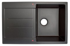 Drez TORINO 780x500mm granit čierny