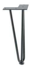 Stolová noha ARTO, 711mm, černá