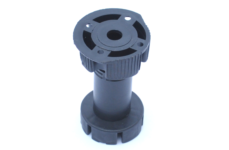 Kuchynská nôžka stavitelná, H 85 - 120 mm, čierna