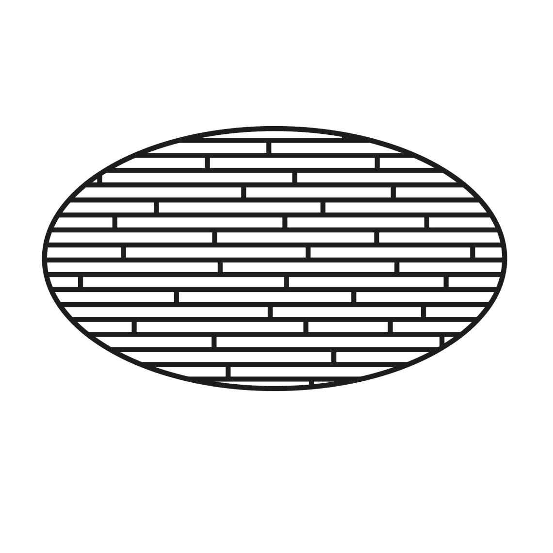 Stolová deska elipsa