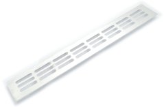 Větrací mřížka hliník 80 x 250 mm, kartáčovaná