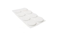 Filcová podložka KRUH BIELA pr.40mm, tl.3,5mm 2ks