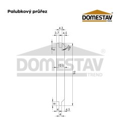 Smrková palubka s úkosem 4000x96mm, tl. 12,5 mm A/B (cena za 1 balení = 6 ks)