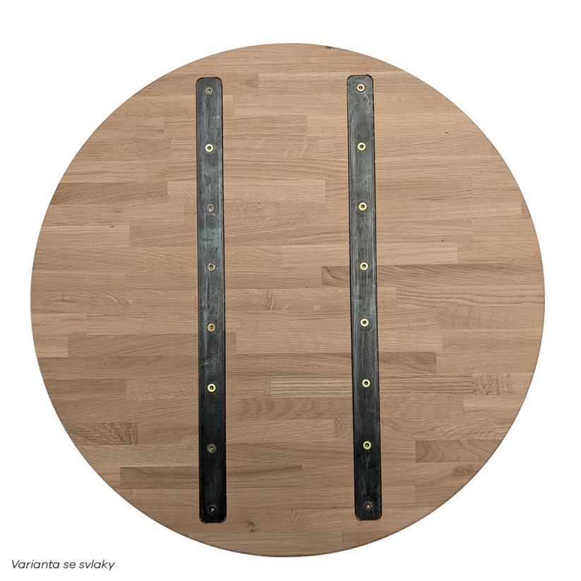 Stolová doska kruhová 1100 mm, dub cink, hr. 40 mm A/B (cena za ks)