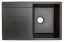 Drez TORINO 780x500mm granit čierny