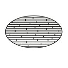 Stolová deska elipsa