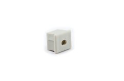 Koncovka k profilu LED SQUARE HM, otvor na kabel