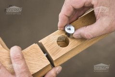ZIPBOLT Kombinovaný vrut-skrutka na zábradlie 8x125