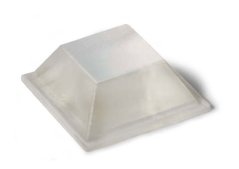 Tlumící čočka ČTVEREC 20,5x20,5mm, tl.7,5mm 9ks