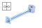 ZIPBOLT UT Mini Spoj pracovní desky 25x90