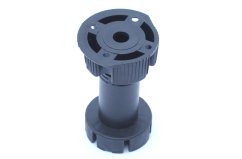 Kuchynská nôžka stavitelná, H 85 - 120 mm, čierna