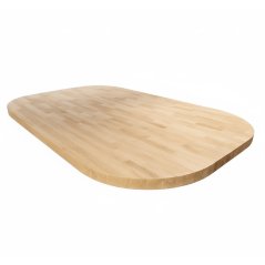 Stolová deska s oblými rohy 2000 x 900 mm, dub cink, tl. 50 mm A/B (cena za ks)
