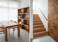 Škárovka v interiéri: stoly, police, schody aj obklady