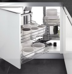 KASITA slepý roh s tlumením, 900 x 510 mm, levý