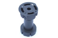 Kuchyňská nožka stavitelná, H 85 - 120 mm, černá