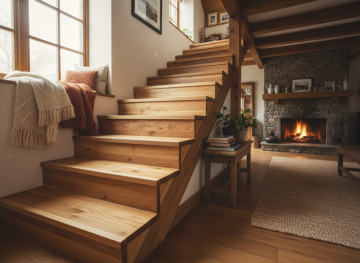 Jak vyrobit dřevěné schodišťové stupně na míru