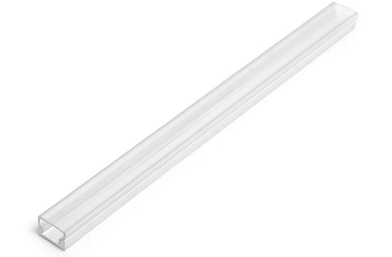 Profil pro LED pásek plastový, transp 15x10 mm, 2m