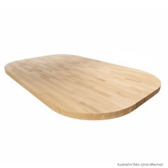 Stolová deska s oblými rohy 3400 x 900 mm, buk cink, tl. 40 mm A/B (cena za ks)