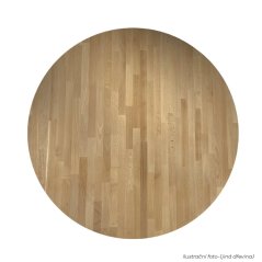 Stolová deska kruhová 600 mm, dub cink, tl. 50 mm A/B (cena za ks)