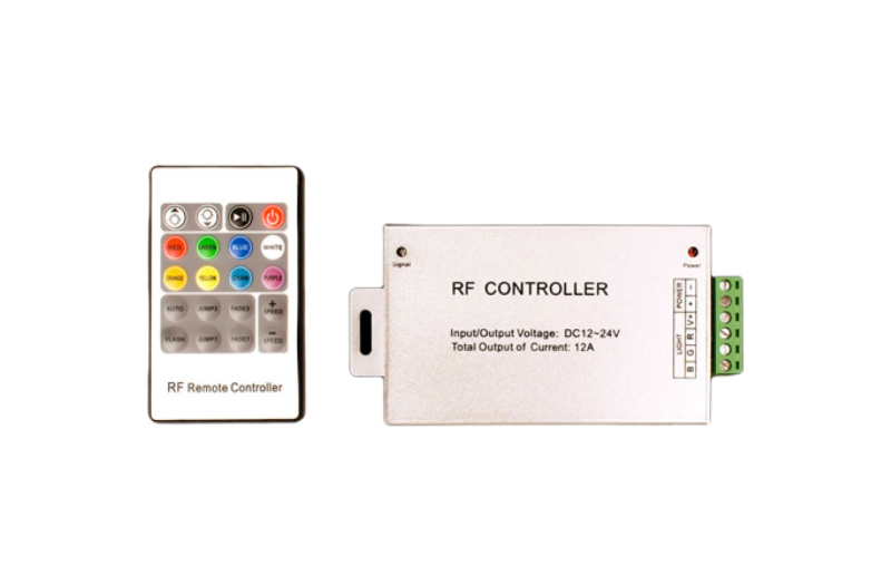Řídící jednotka RGB LED, RF ovládání, 12V 144W