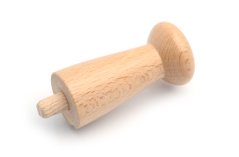 Věšák šatní dřevěný VSD5 surový BUK, pr. 30 mm