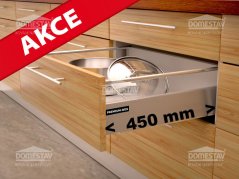 Zásuvka PREMIUMBOX 450mm s tlumením, výška 180mm
