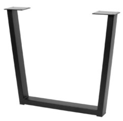 Stolová podnož INDUSTRIA - T, šířka 820mm, mat. černá