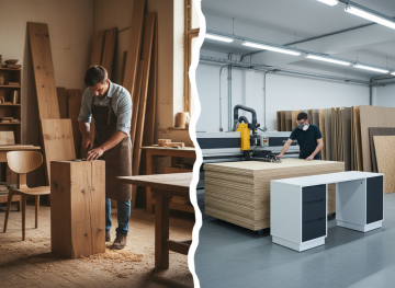 Masiv nebo dřevotříska: co se víc hodí na váš projekt