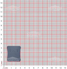 Objímka lamel 301, 25 x 16 mm