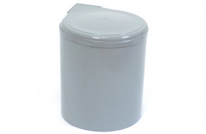 Odpadkový koš plastový, 12 litrů, šedý, INOXA
