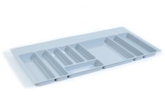 Příborník VOLPATO, š1100/1140 x h380/490 mm, šedý
