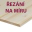 Smrková spárovka průběh řezaná na míru tl.55 mm A/B (cena za m3)