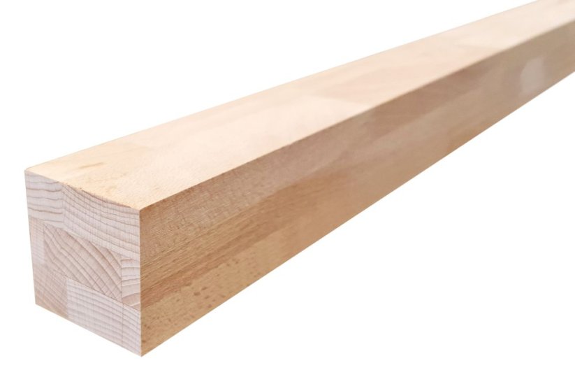 Bukový hranol cink 61x61x2130 mm, A/B