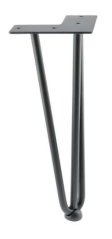 Stolová noha ARTO, 406mm, černá