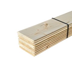 Smrková palubka s úkosem 4000x96mm, tl. 12,5 mm A/B (cena za 1 balení = 6 ks)