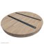 Stolová doska kruhová 1100 mm, dub cink, hr. 40 mm A/B (cena za ks)