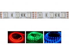 LED pásik 60 LED/m 11,8W/m RGB, gél IP65