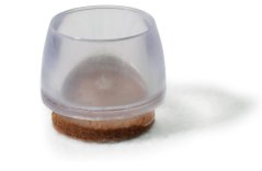 Nasazovací kluzák židle PVC-filc pr.16mm 8ks