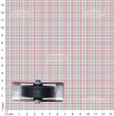 Koliesko vyhnuté 50x25x55